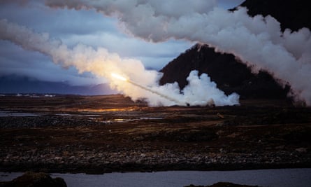 Andøya space centre in Norway launching a rocket