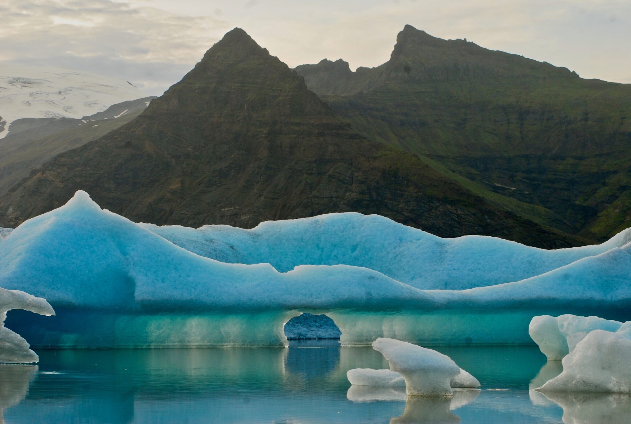 The Jökulsárlón glacial lake is seen in Iceland in 2015. New research shows that Earth's ice is melting faster than ever. The annual melt rate grew from 0.8 trillion tons in the 1990s to 1.3 trillion tons by 2017. Credit: Bob Berwyn