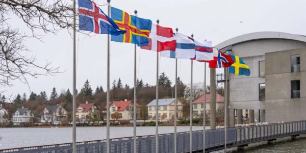 Decision-makers from Denmark, Sweden, Norway, Iceland, Finland, the Faroe Islands, Åland and Greenland convene in Reykjavík, Iceland, in October 2024 for the Nordic Council’s annual session. Photo: The Nordic Council