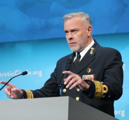 ‘Expect the unexpected’ is for NATO admiral Rob Bauer a personal mantra. In October he stood on the Arctic Circle Assembly stage for the last time as an alliance officer. (Photo: Trine Jonassen)