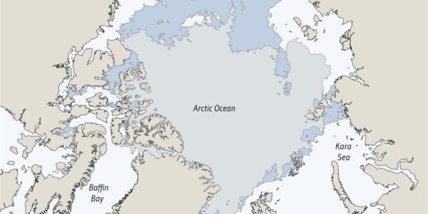 Map: Arto Vitikka / Arctic Centre, University of Lapland. Source: NSIDC, Multisensor Analyzed Sea Ice Extent - Northern Hemisphere. You may use the map freely provided that the sources are mentioned.