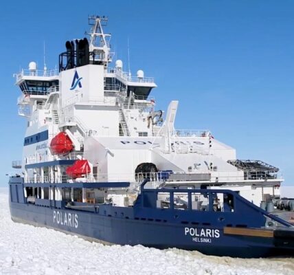 90 per cent of Finland and Sweden’s imports and exports are transported by sea. Image: Aker Arctic