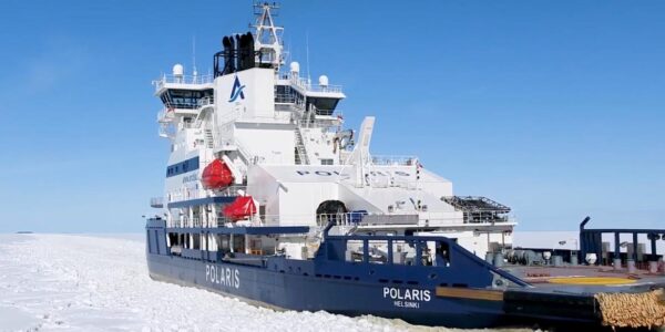 90 per cent of Finland and Sweden’s imports and exports are transported by sea. Image: Aker Arctic