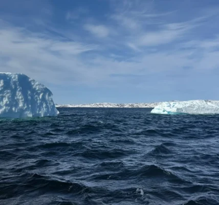 The Arctic icecaps are melting. Photo: David Patrikarakos.