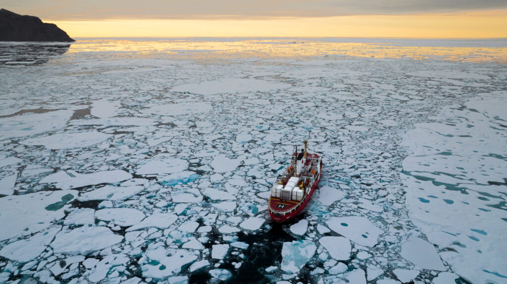 Arctic research icebreaker CCGS Amundsen is embarking on a 114-day scientific expedition in the Arctic Ocean. (Photo courtesy Amundsen Science)