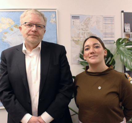 High North News met with the Chair of the Arctic Council's Senior Arctic Officials, Kenneth Høegh, and the Chair of the Council's Sustainable Development Working Group, Camilla Olsen, in Greenland to discuss the Kingdom of Denmark's chairship to the Arctic Council. (Photo: Birgitte Annie Hansen)